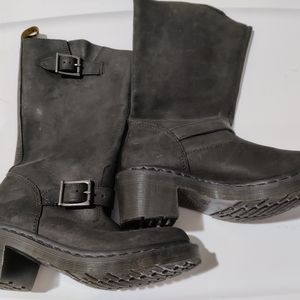 Black biker style docs